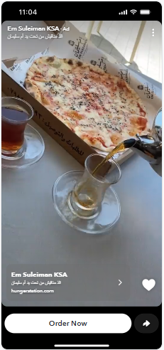 Snapchat Ad — Flatbread with Tea